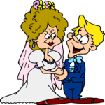 Bride & Groom 32 Clip Art