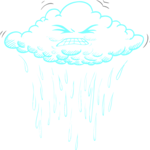 Cloud - Mean 2 Clip Art