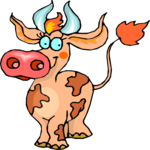 Cow - Pretty 1 Clip Art