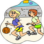 Basketball Players 16 Clip Art