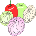 Apples & Pastries Clip Art