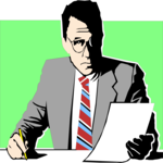 Businessman Reading 7