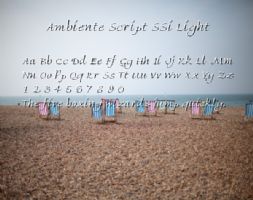Ambiente Script SSi Light font