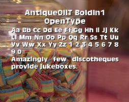 AntiqueOliT BoldIn1 OpenType font