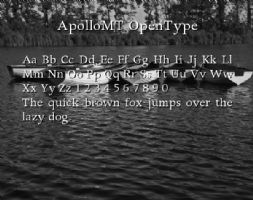 ApolloMT OpenType font