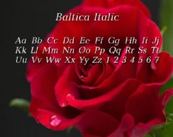Baltica Italic font