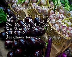 BaphometExtended font