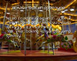 Basis Medium OpenType font