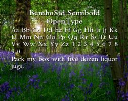 BemboStd Semibold OpenType font