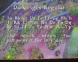 Dark Ages Regular font