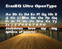 ErasBQ Ultra OpenType font
