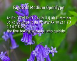 FagoCoLf Medium OpenType font