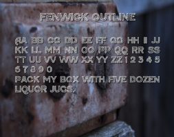 Fenwick Outline font