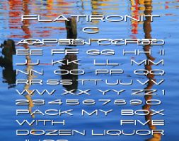 FlatironITC OpenType font