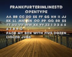 FrankfurterInlineStd OpenType font