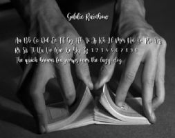 Goldie Rainbow font