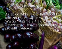 LaudatioC font