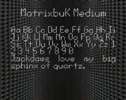 MatrixbuK Medium font