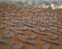 Media LightIta OpenType font