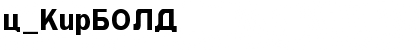 c_KirBOLD Font