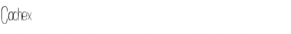 Cachex Font