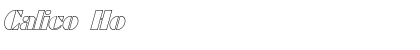 Calico Ho Font