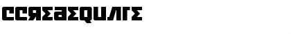 CCRedSquare Font