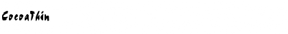 CocoaThin Font