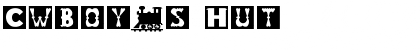Cwboy's Hut Font