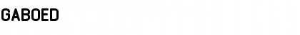 GABOED Font