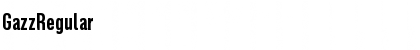 GazzRegular Font