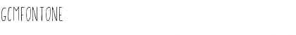 GCMFontone Font