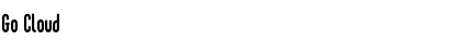 Go Cloud Font