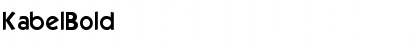 KabelBold Font