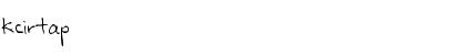 Kcirtap Font