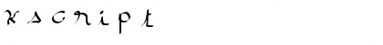 kscript Font