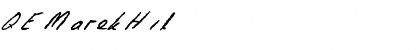 QEMarekHil Font