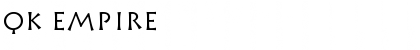 QK Empire Font