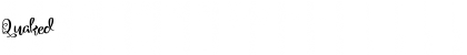 Quaked Font