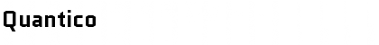 Quantico Font
