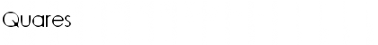 Quares Font