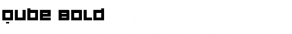 Qube Bold Font