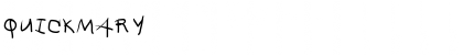 QuickMary Font