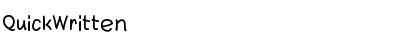 QuickWritten Font