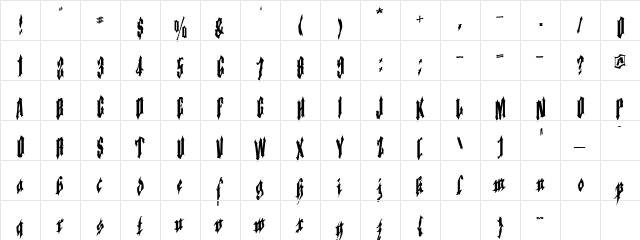 Applesauce03 Regular font glyphpreview