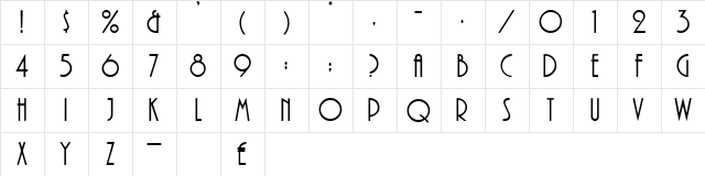 Aprille Display Caps SSi Regular font glyphpreview