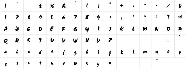 Coco Normal font glyphpreview