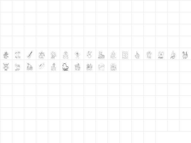 ColourMe1 Regular font glyphpreview