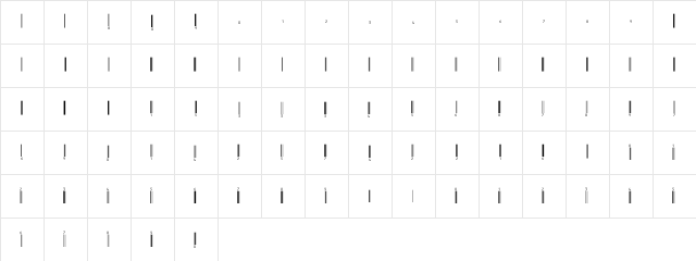 Code-EAN-HH Normal font glyphpreview