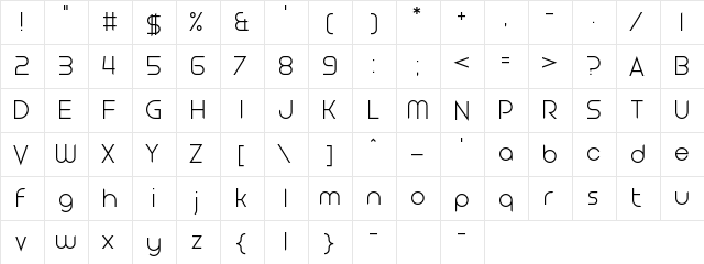 Clubbed to Life Regular font glyphpreview